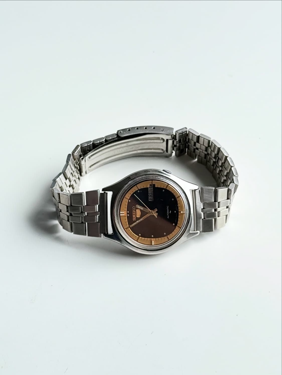 90s Seiko5 Autmatic Vintage Metal Watch 상품이미지3