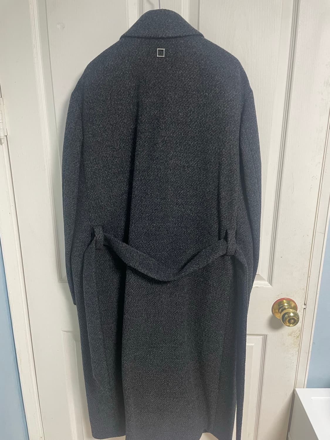 우영미 23fw 부클 벨티드 코트 상품이미지3