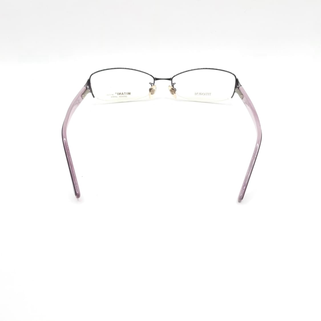 데드스탁 사각 라운드 티타늄 반무테 안경 332 상품이미지5