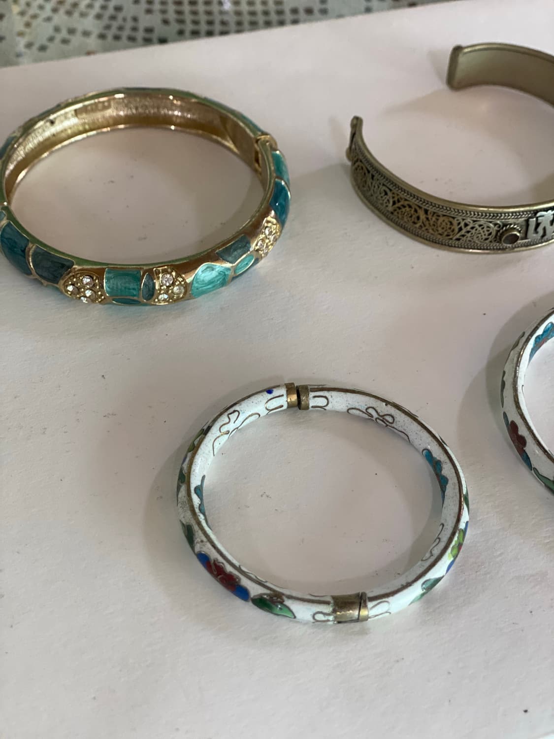 빈티지 뱅글 팔찌 칠보 등 일괄 상품이미지3