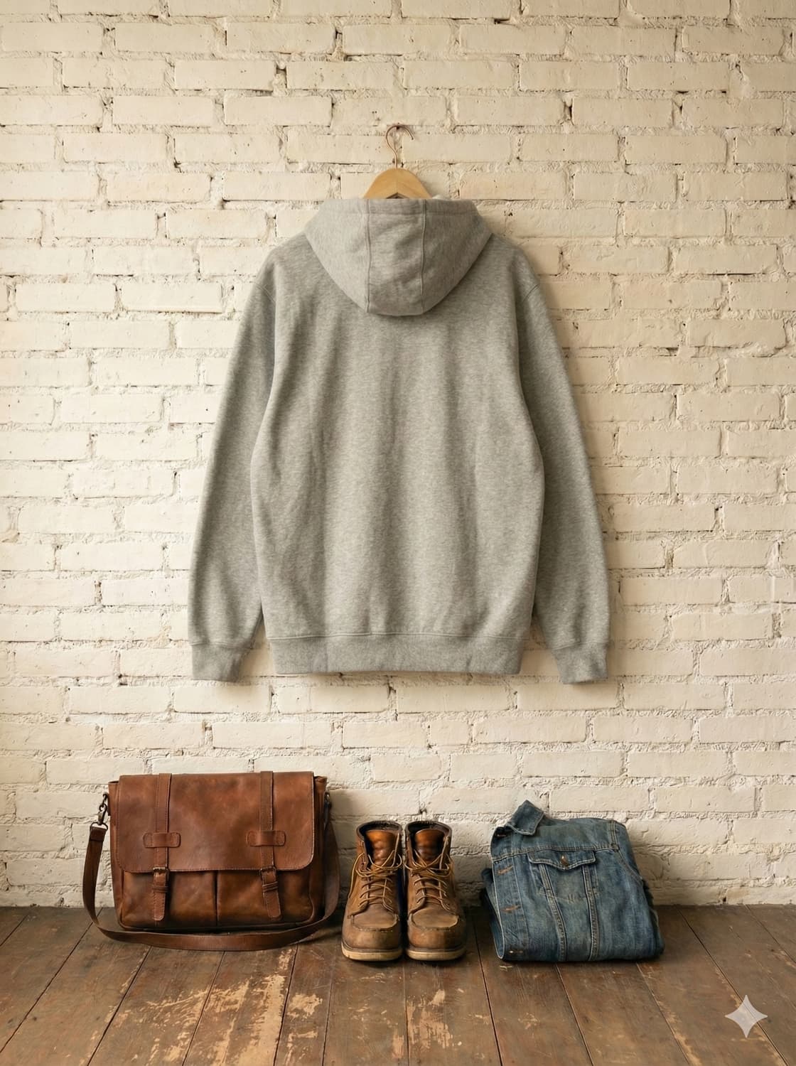  [Carhartt] 루즈핏 그레이 후드 집업 상품이미지3