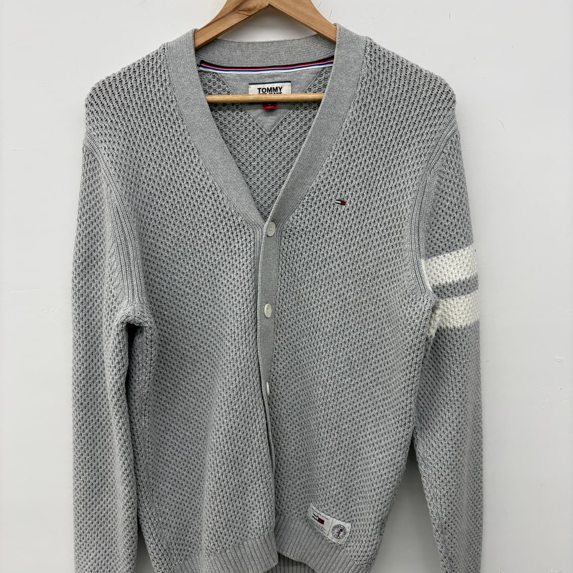 타미힐피거 그레이 니트 가디건 남m 상품이미지2