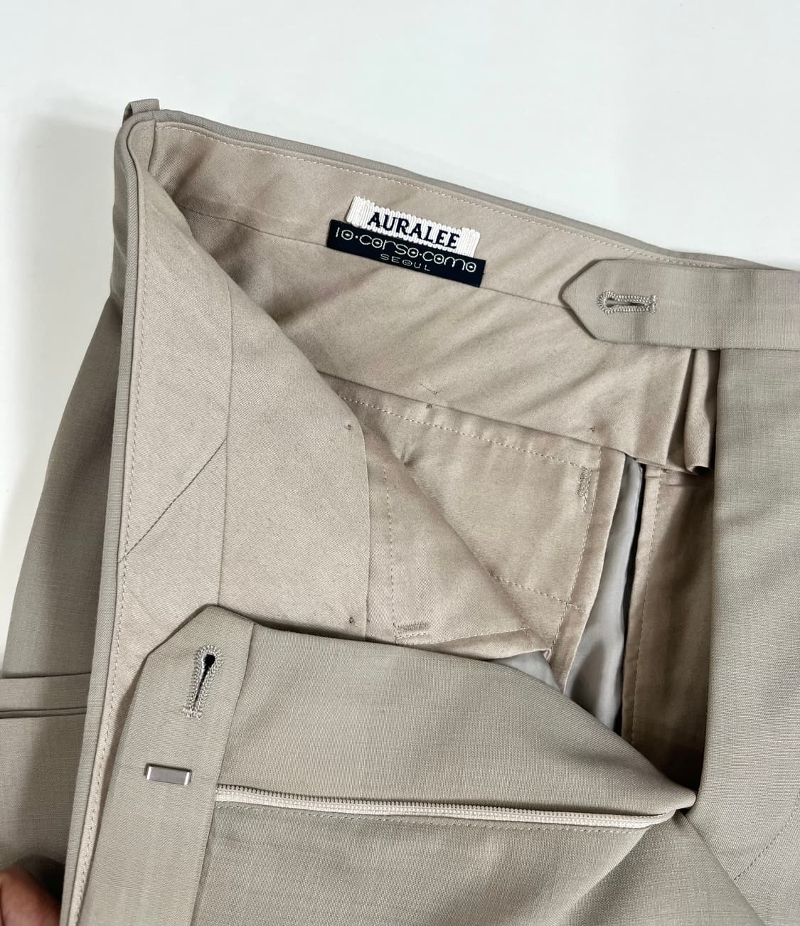 오라리 울 모헤어 슬랙스 / 3 상품이미지8