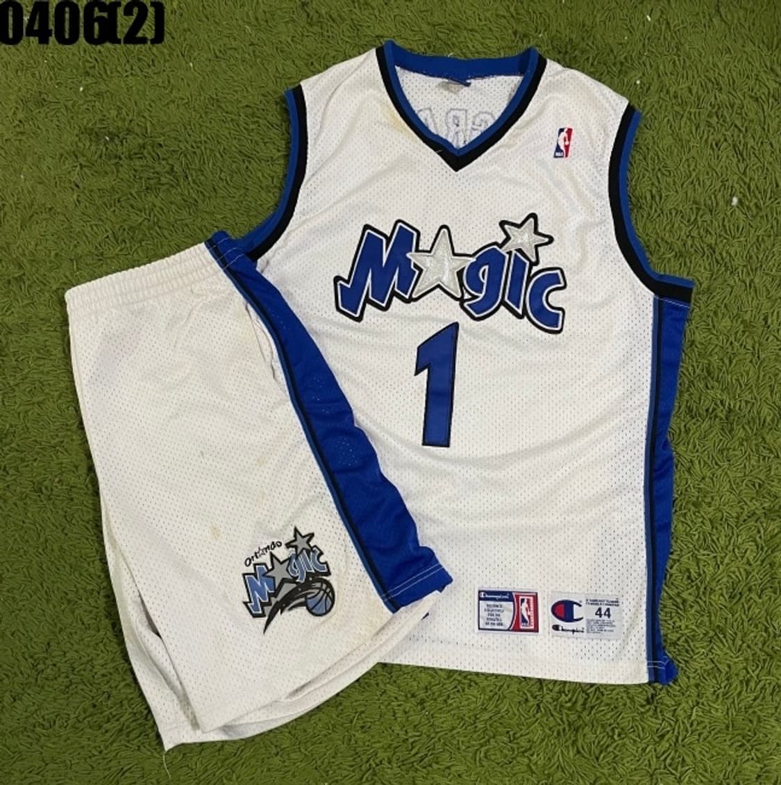 챔피온 NBA 올랜도매직 맥그레이디 마킹 유니폼 세트 상품이미지1