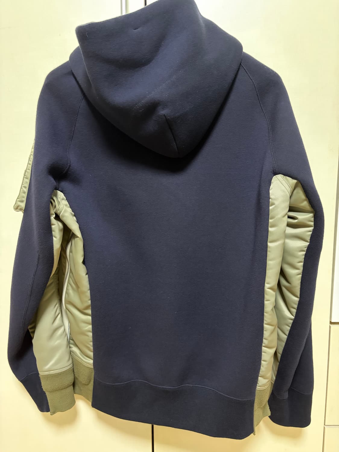 사카이 스폰지 스웨트 후드 네이비 상품이미지4