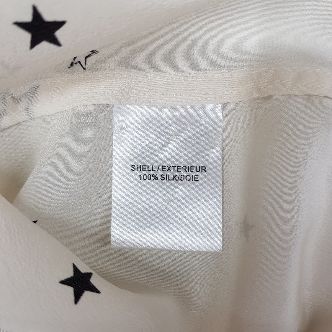 이큅먼트 EQUIPMENT 스타 패턴 실크 셔츠 S사이즈 상품이미지7