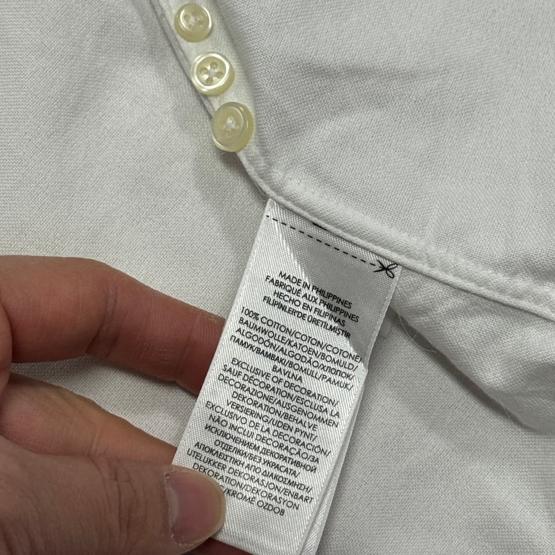 폴로랄프로렌 네이비포니 옥스포드 셔츠 L 상품이미지7