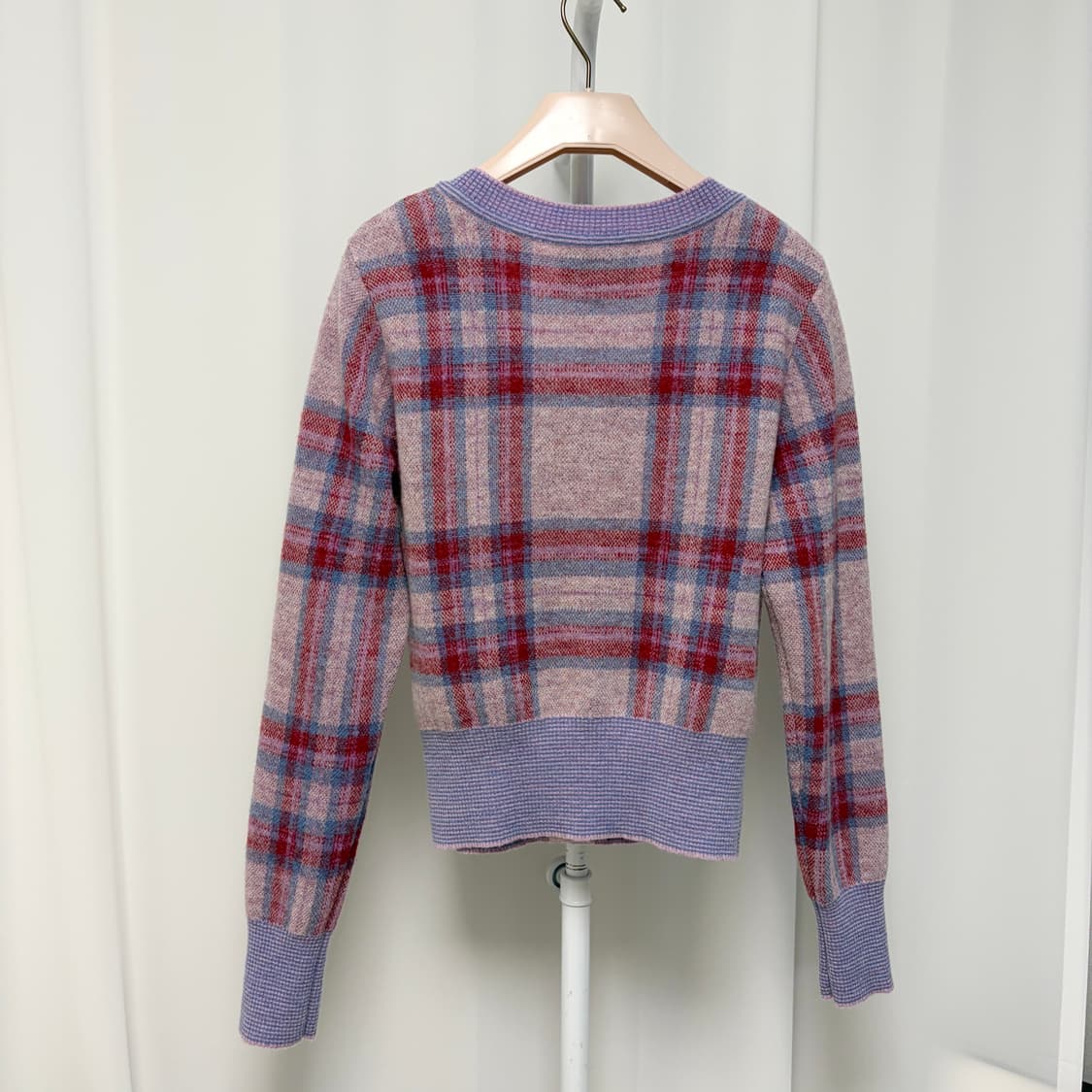 국내매장 비비안웨스트우드 멀티 컬러 플래드 가디건 상품이미지3