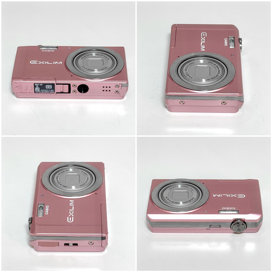 카시오 엑슬림 EX-ZS6 베이비핑크 빈티지디카 상품이미지4
