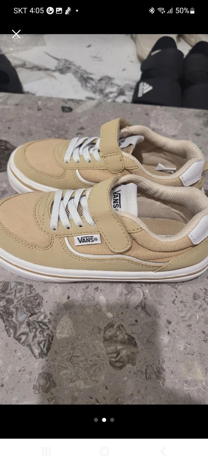 Vans 아동화 190mm 베이지 신발.운동화 상품이미지2