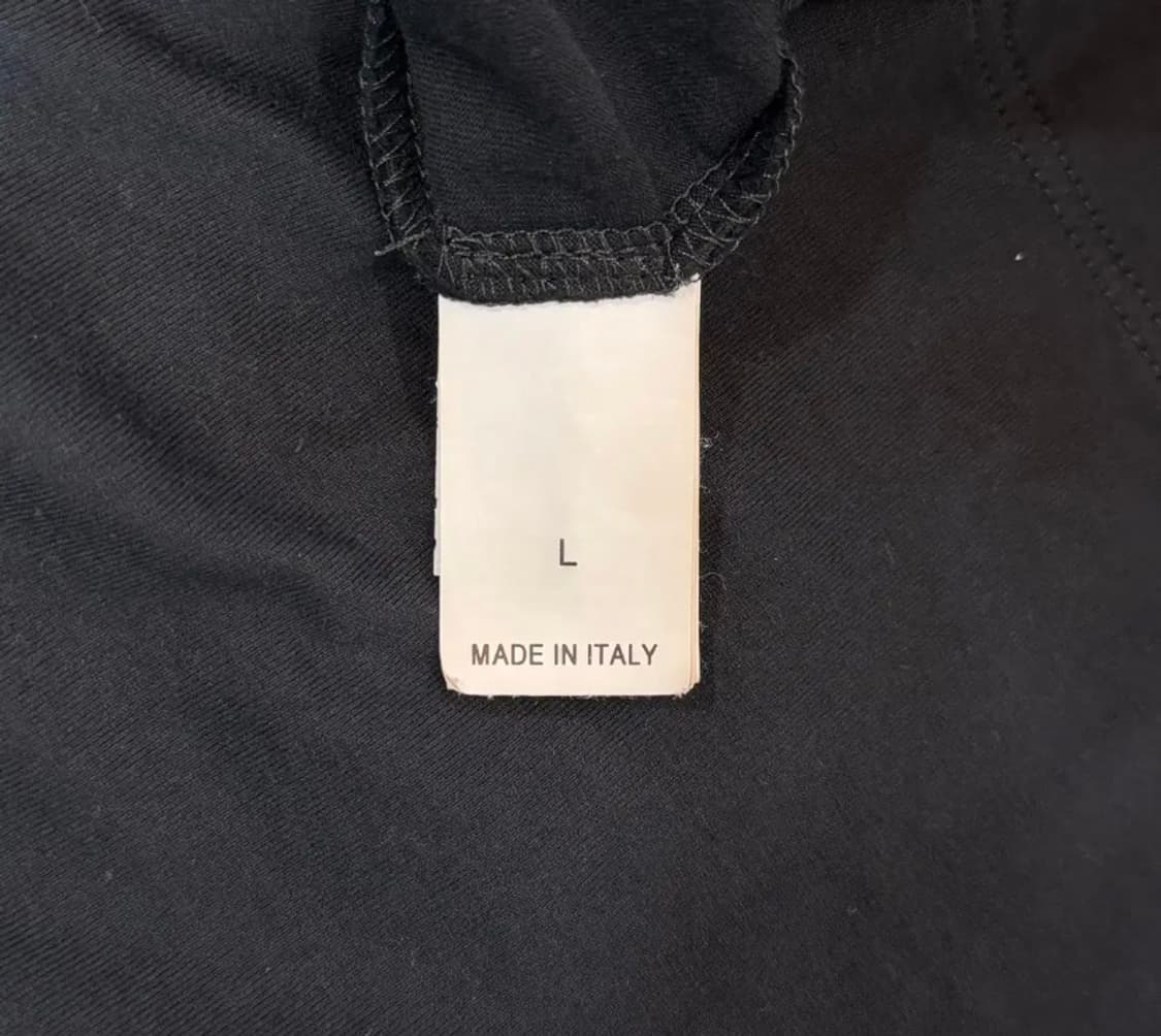 [정품] 브루넬로 쿠치넬리 코튼 저지 티셔츠 블랙 L 상품이미지5