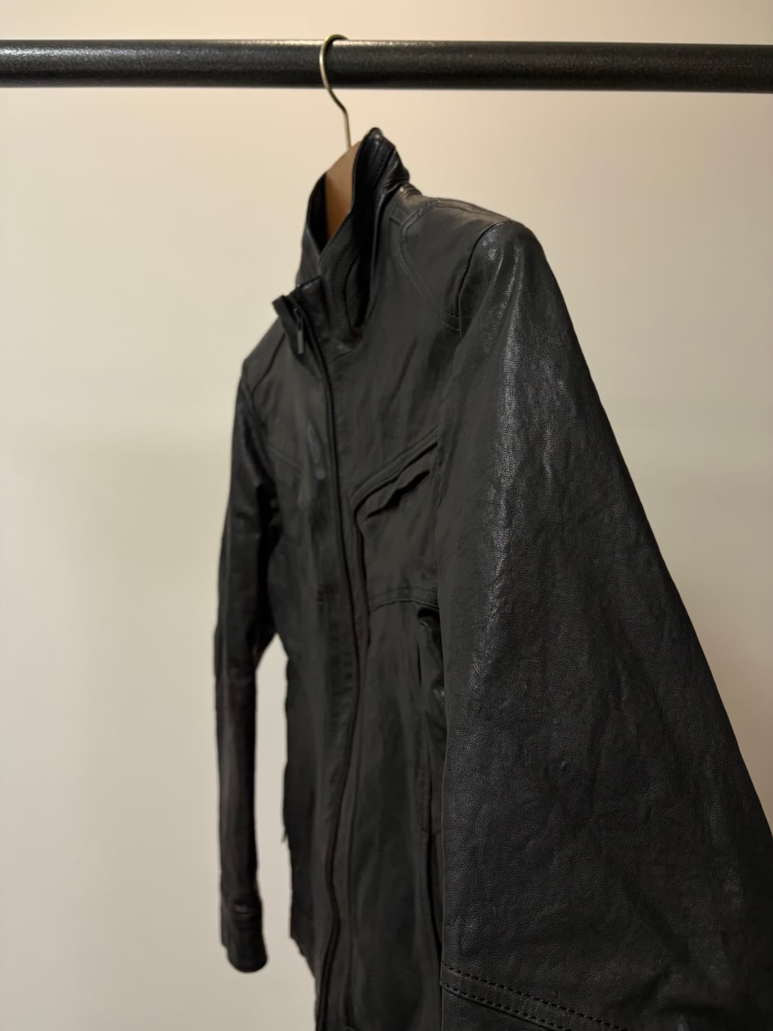 더티 오일 워싱 블루종 자켓 상품이미지7