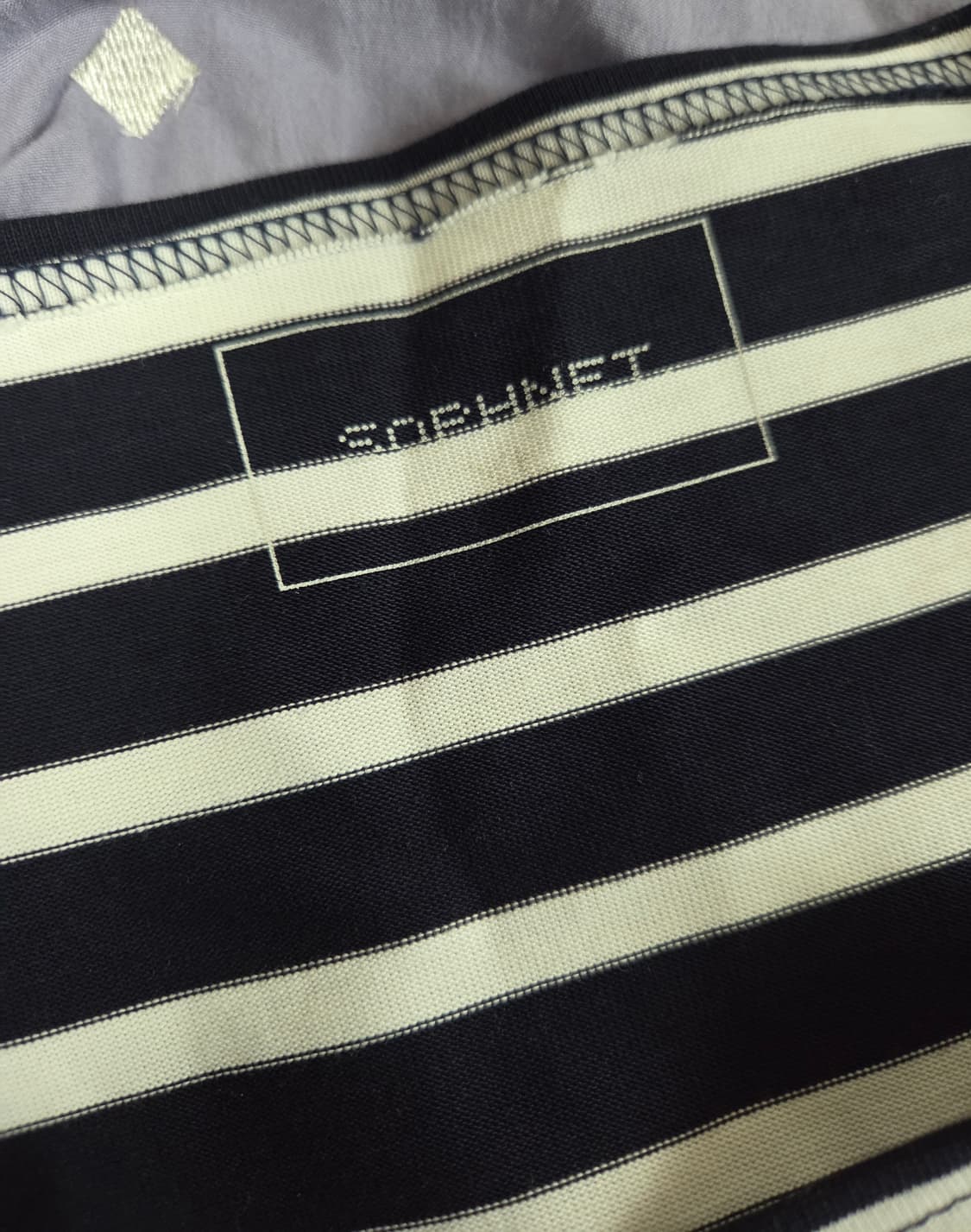 소프넷 sophnet 스트라이프 반팔 티셔츠 XL 상품이미지2