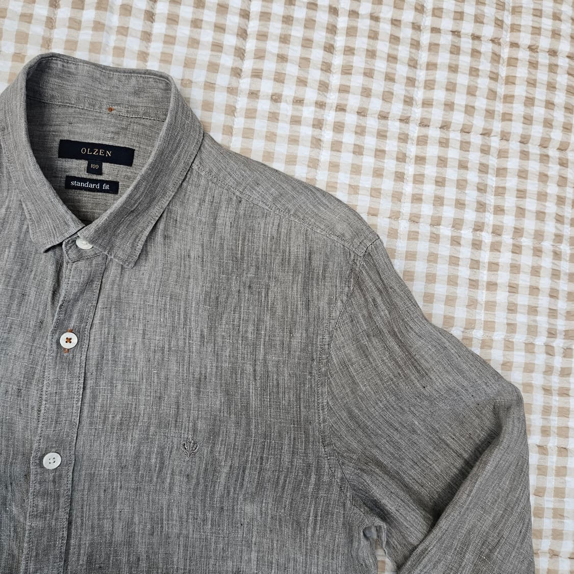 올젠 마100 긴소매 셔츠 남자100 상품이미지3