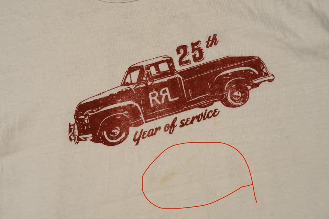 RRL 더블알엘 25주년 티셔츠 상품이미지3