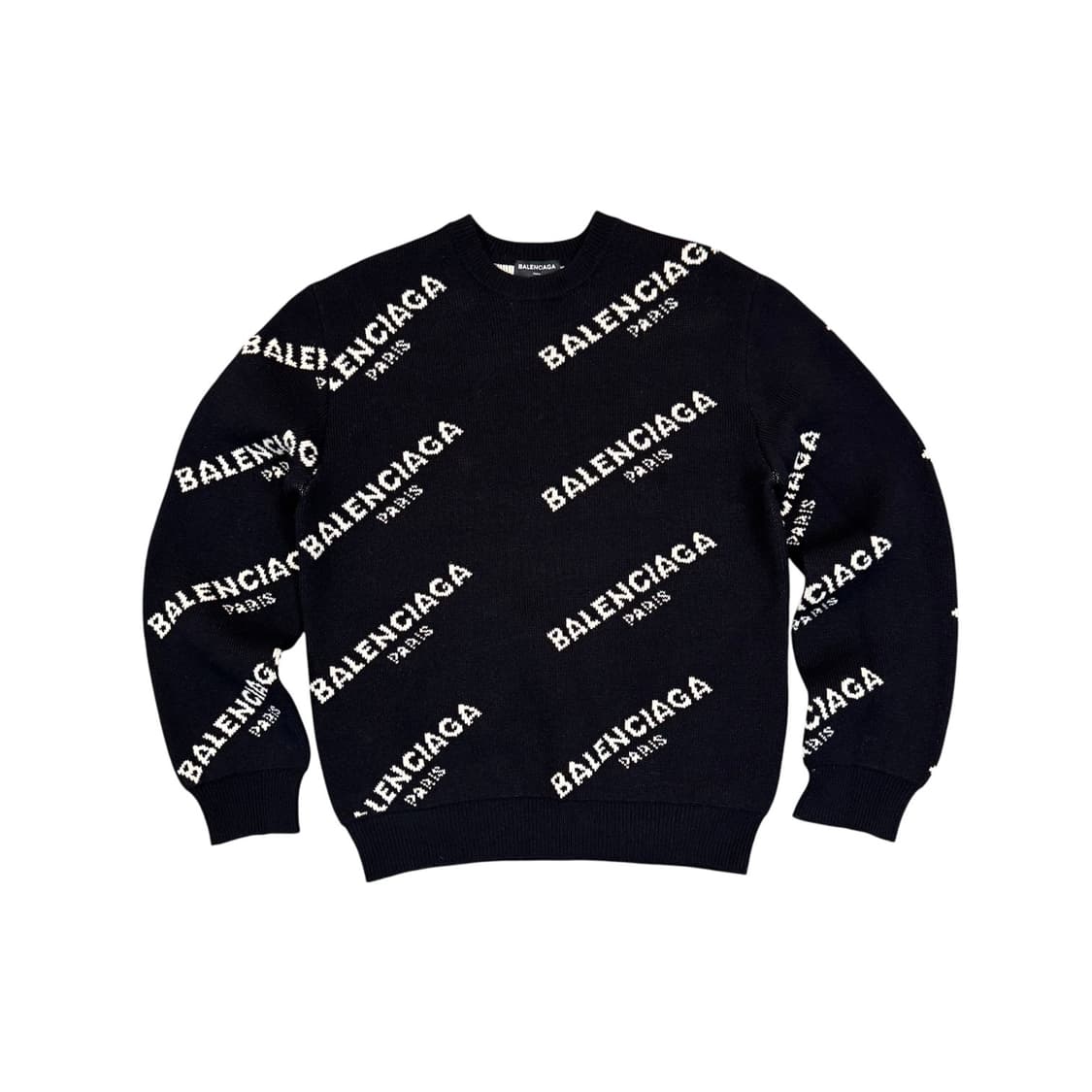 발렌시아가 멀티로고 니트 made in ITALY (S) 상품이미지1
