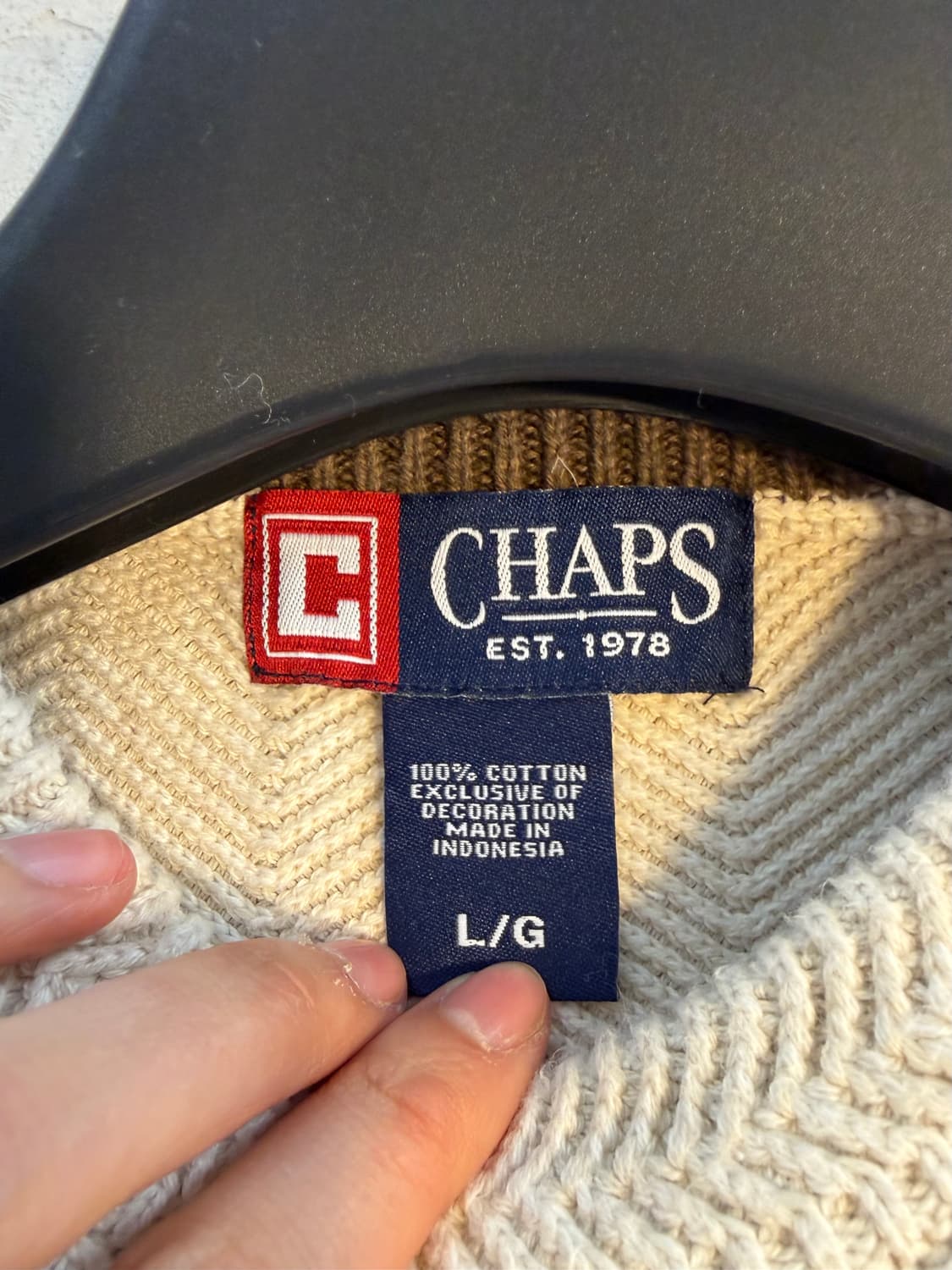 Polo chaps herringbone sweater 상품이미지5