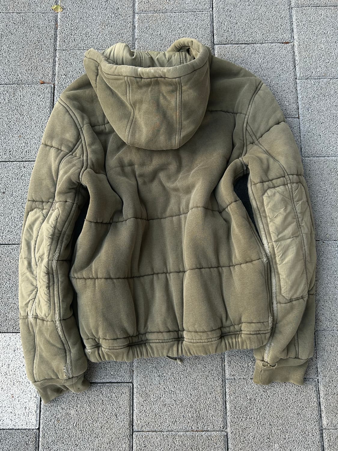 *rare* 2000s polo 폴로 카키 빈티지 워싱 패딩 상품이미지4