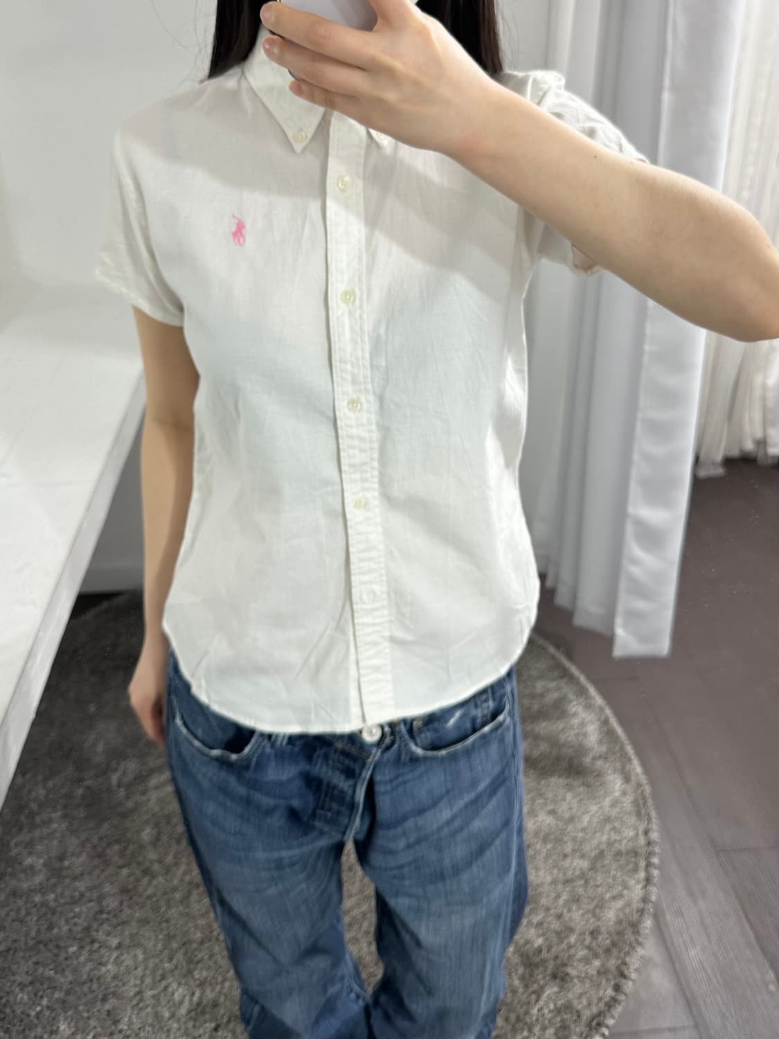 ralph lauren pink logo shirt 상품이미지1