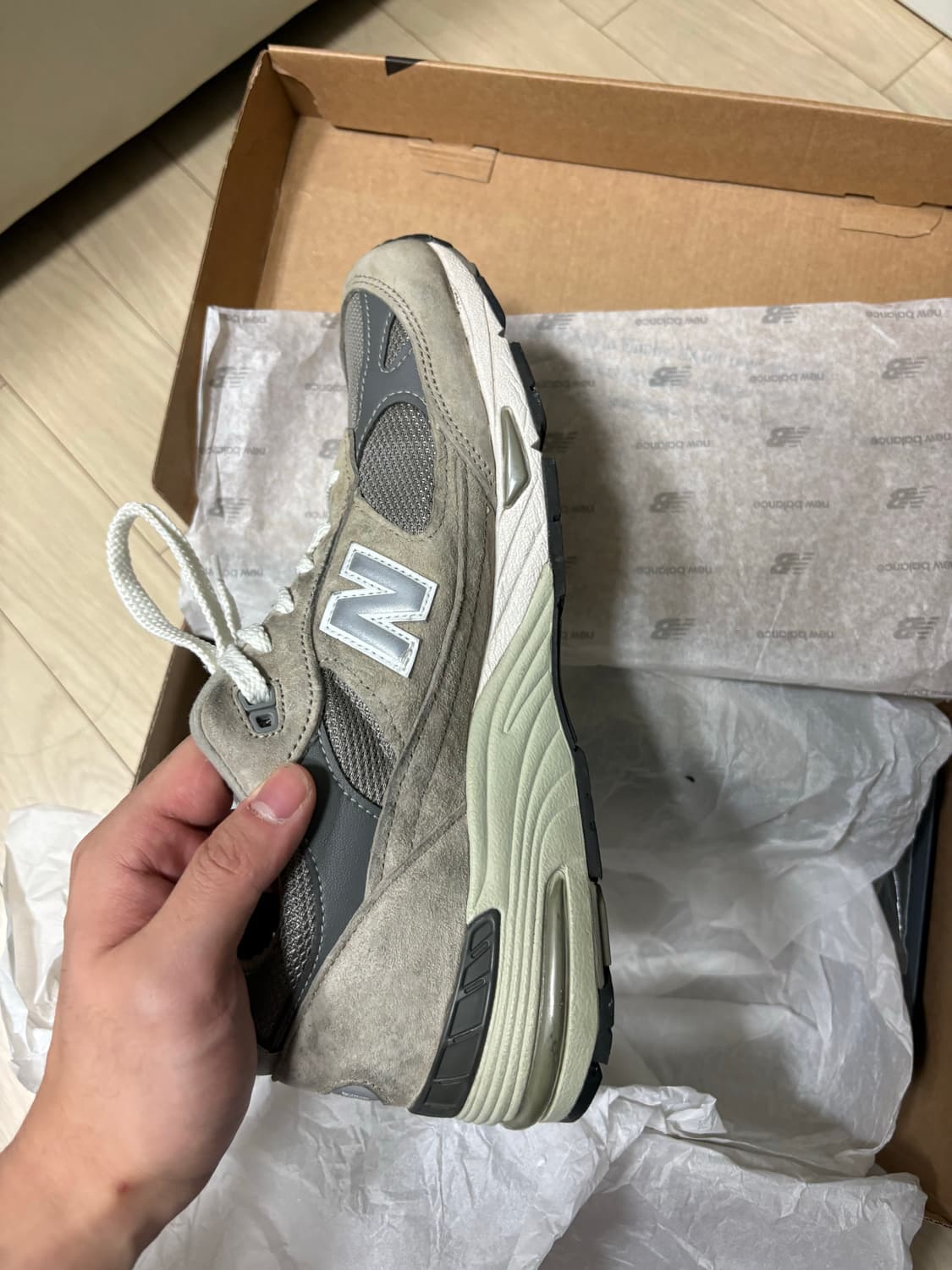 뉴발란스 991 그레이 색상 UK 9.5 상품이미지3