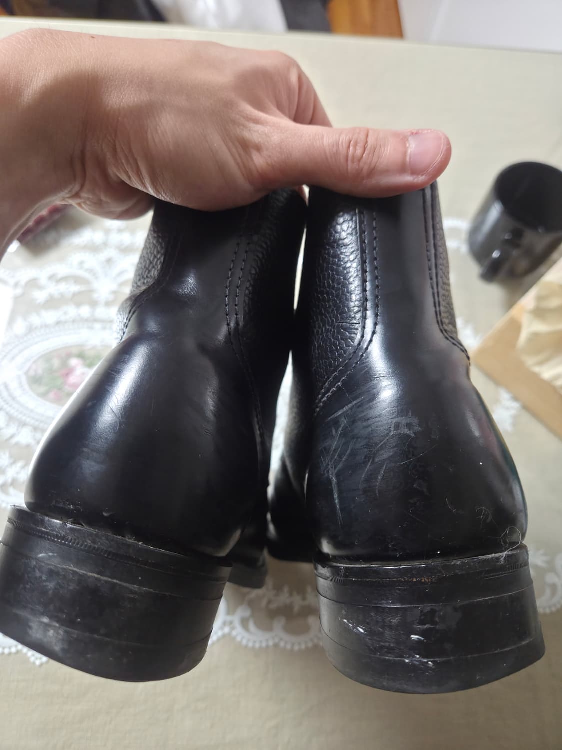 샌더스 밀리터리 레더 부츠 260사이즈 상품이미지2