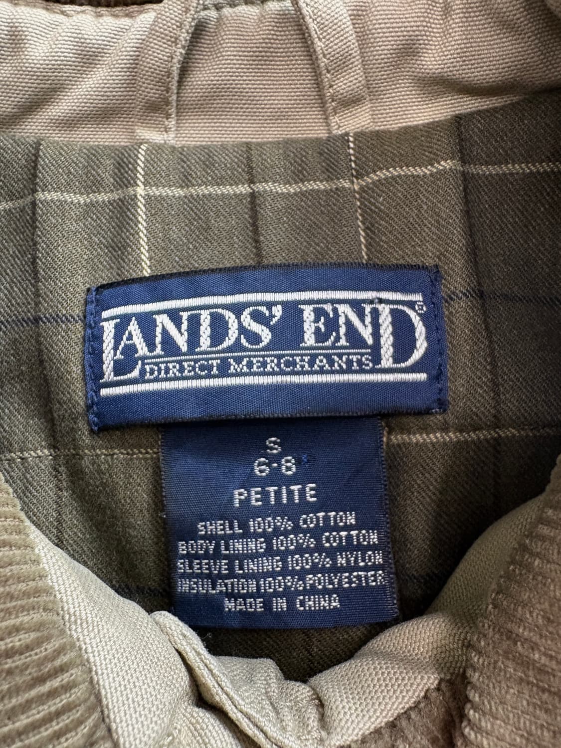 랜즈엔드 USA 코듀로이 카라넥 초어 자켓 3313 상품이미지4