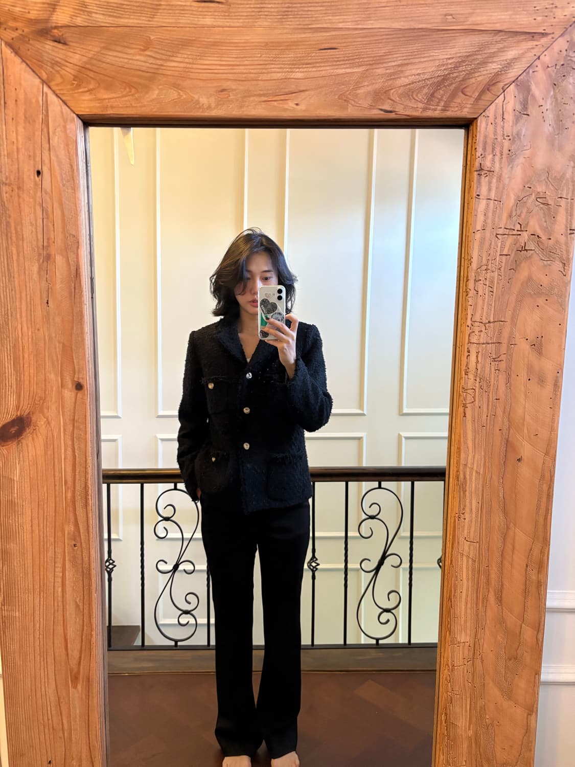 오르 골드버튼 자켓 상품이미지2