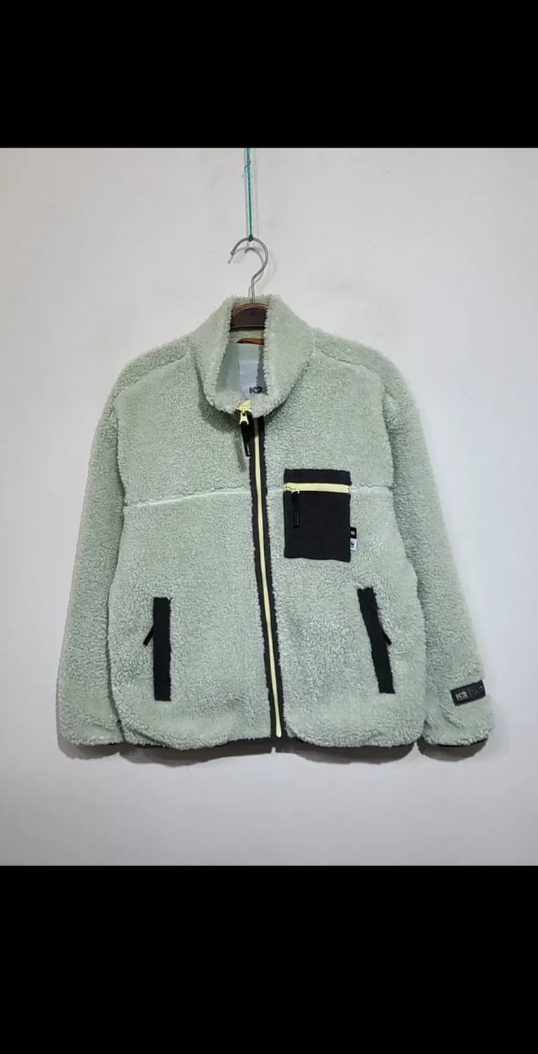 (95) K2 후리스 점퍼 옥색 뽀글이 케이투 플리스 자켓  상품이미지1