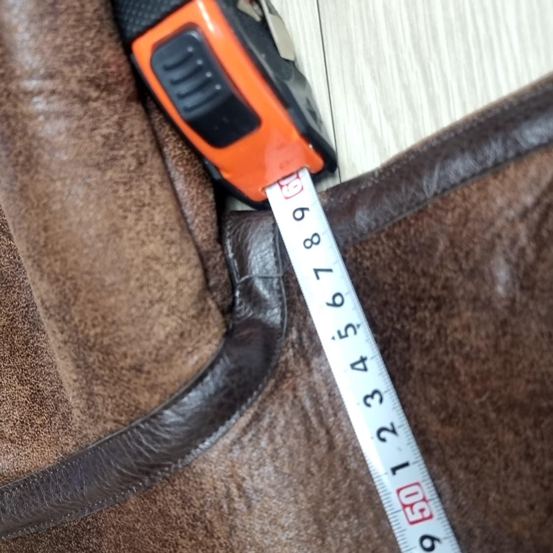 무스탕 B-3 자켓 브라운 양털 가죽 점퍼(105) 상품이미지8