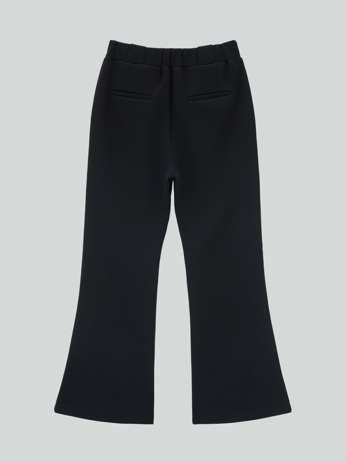 렉토 26SS  플레어핏 저지 팬츠 슬랙스 블랙 상품이미지2