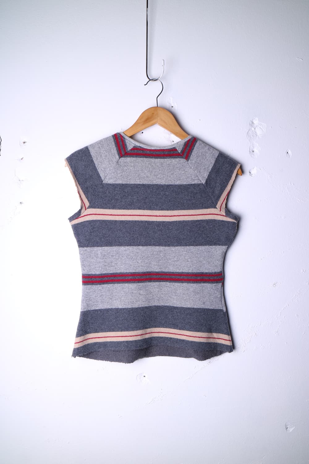 Blue label pattern vest 상품이미지2