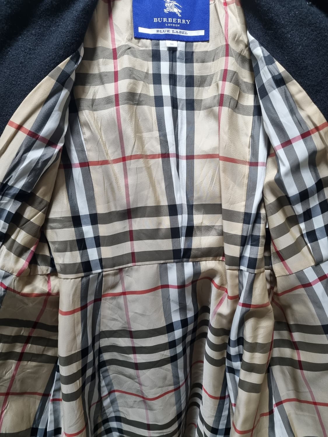 버버리 블루라벨 여성 모직 코트 상품이미지3