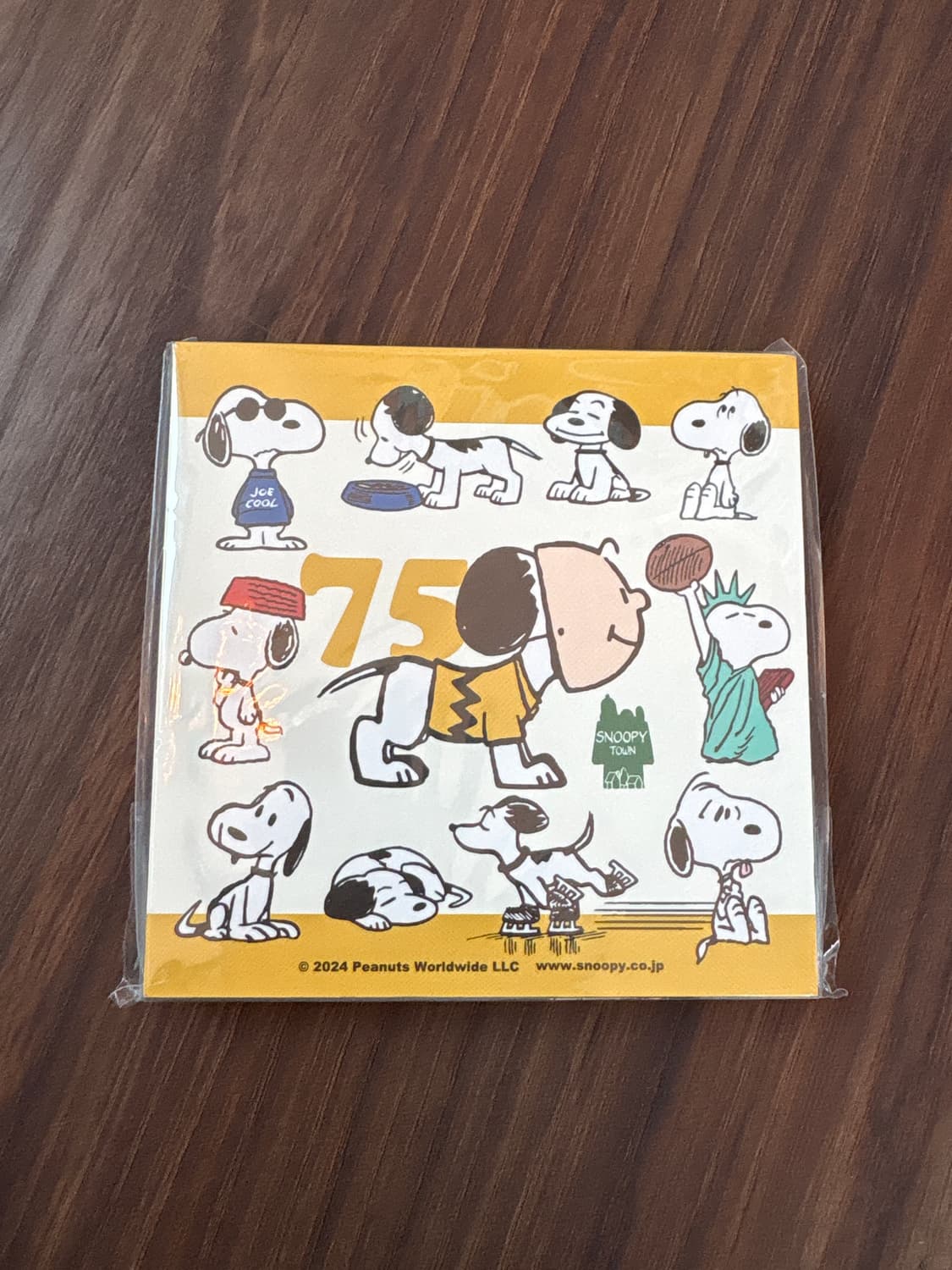 스누피 메모패드(75주년 상품이미지1