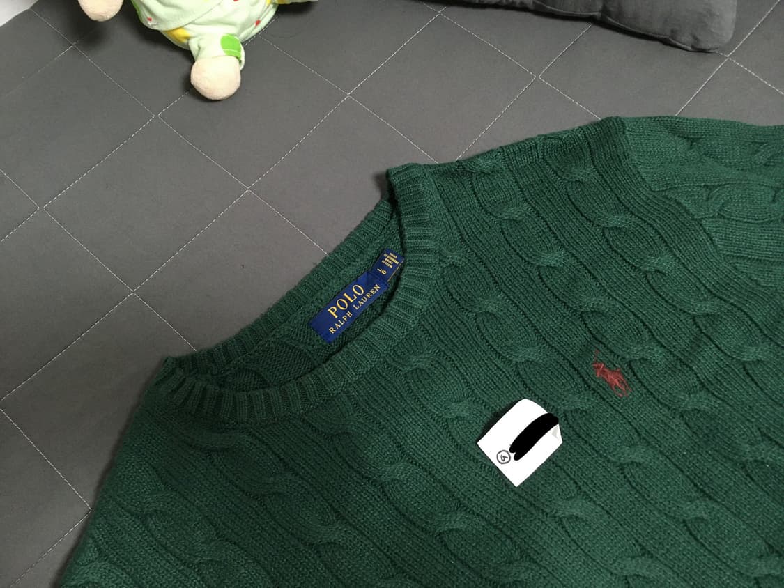 폴로 그린 니트 상품이미지1