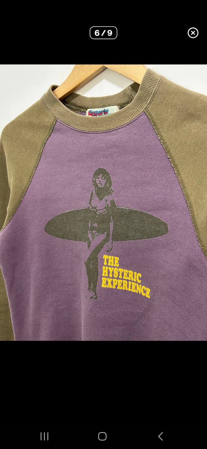 히스테릭글래머 프린팅 레글런 맨투맨 상품이미지5