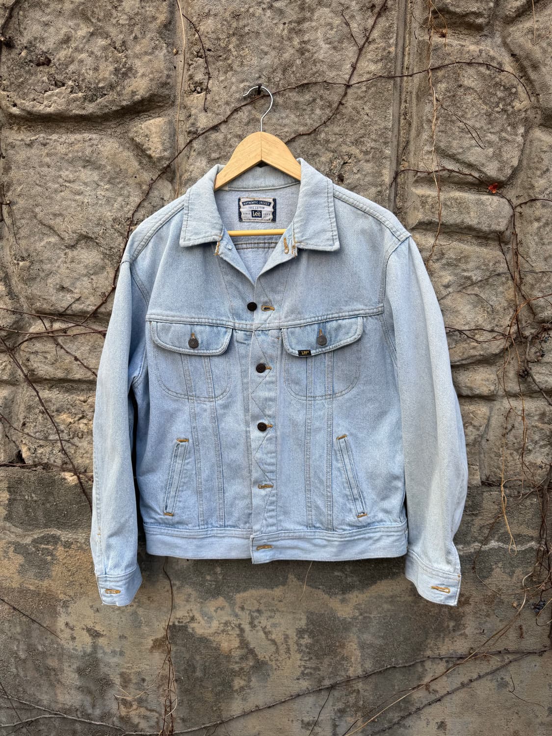 90s lee 빈티지 220-j 워싱 데님 트러커 자켓 105 상품이미지1