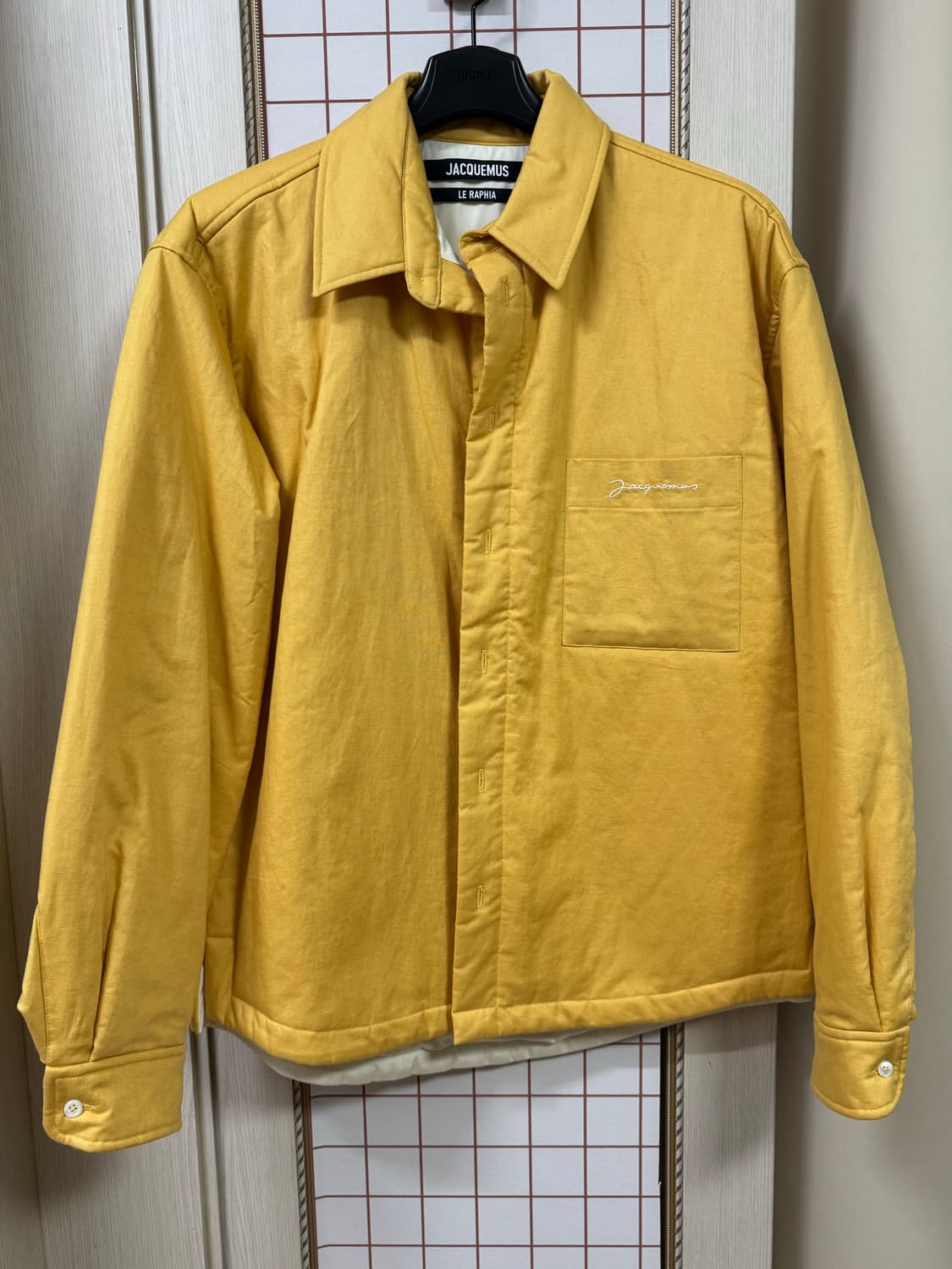 자크뮈스 패딩 셔츠 yellow 46 상품이미지2