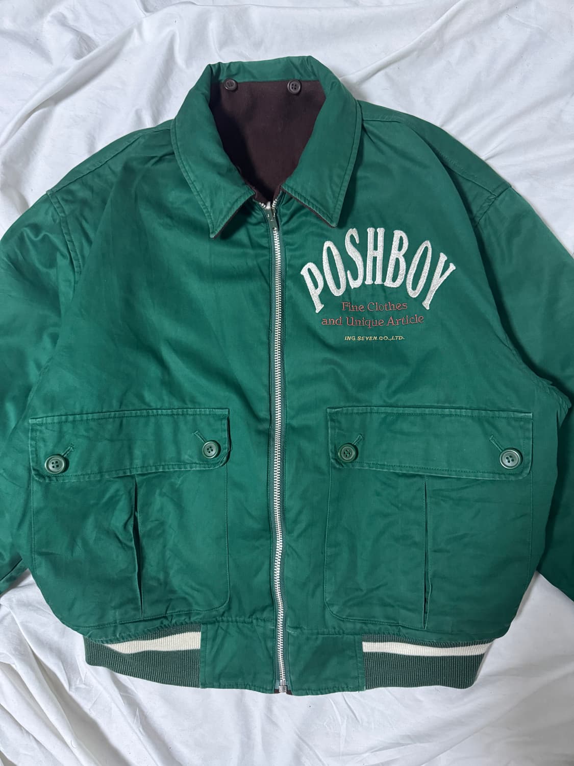Posh boy 리버시블 울 스포츠 자켓 워크자켓 상품이미지7