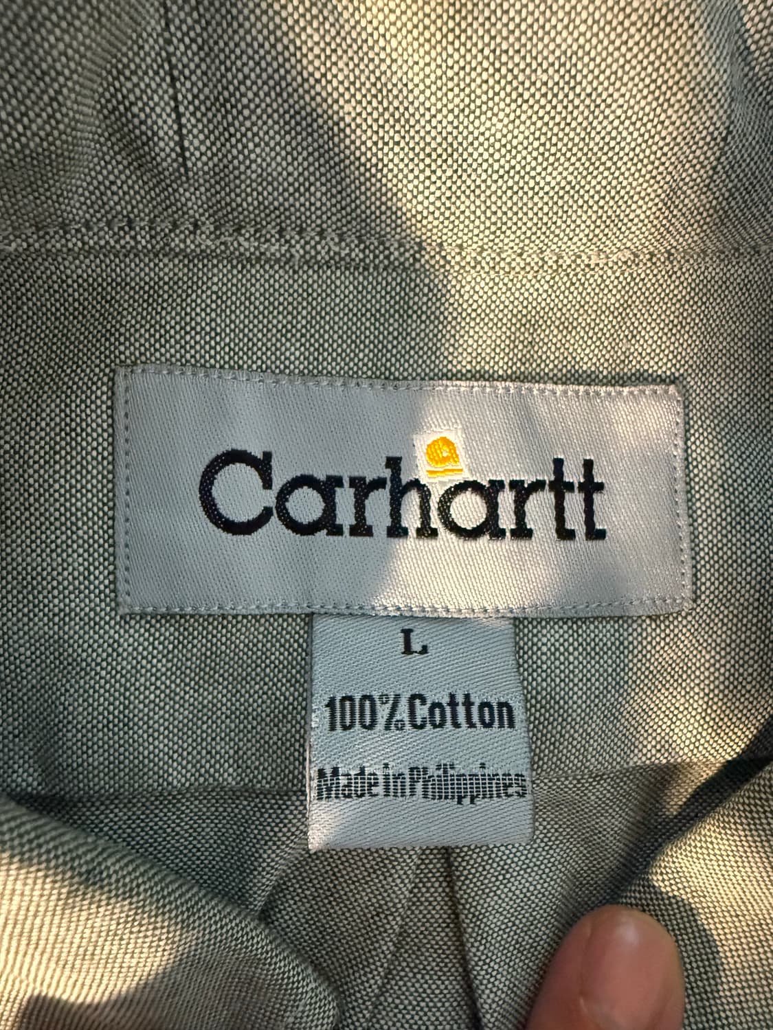 칼하트 워크셔츠 L(총장 컷팅) 상품이미지2