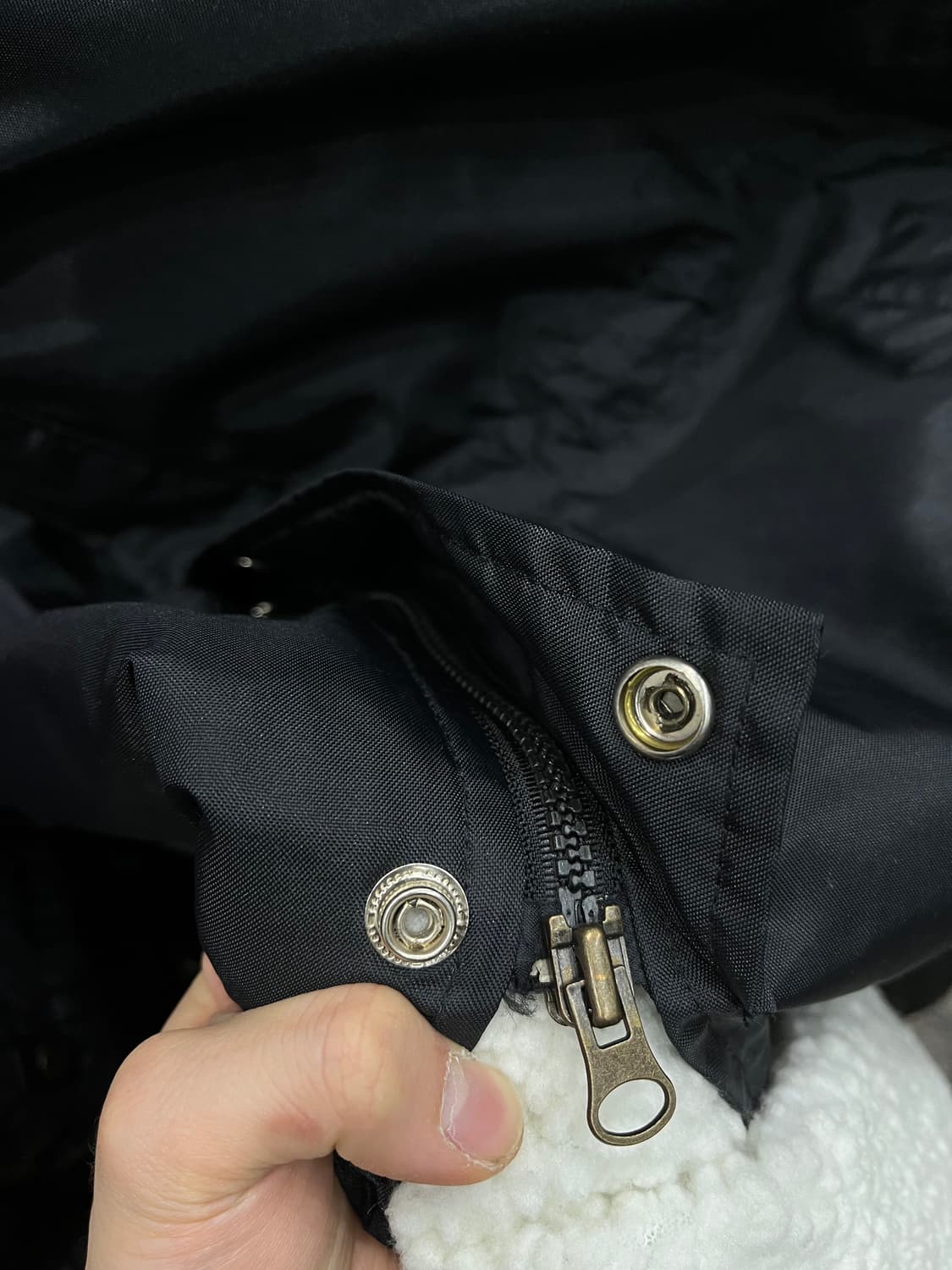 아디다스 파이어버드 양털 밴치파카 Made in USA  상품이미지10