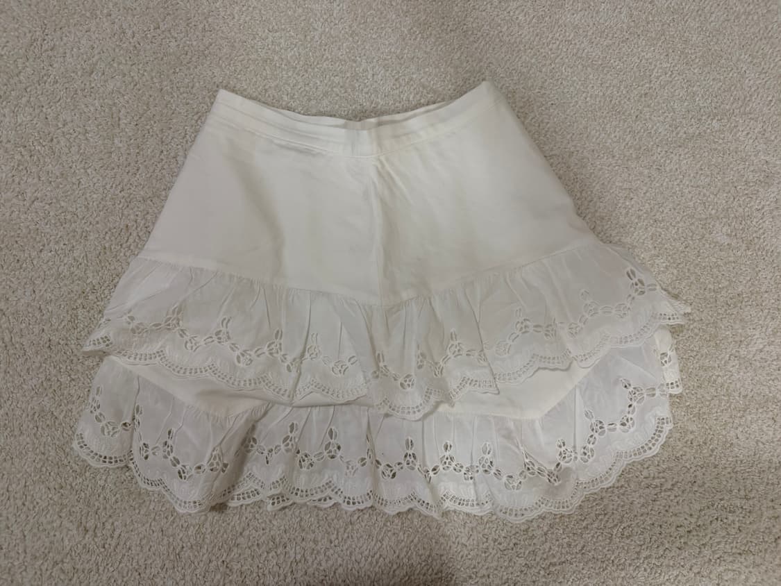 [리엘 RE_L] Cheese Mini Skirt (화이트 / S) 상품이미지6