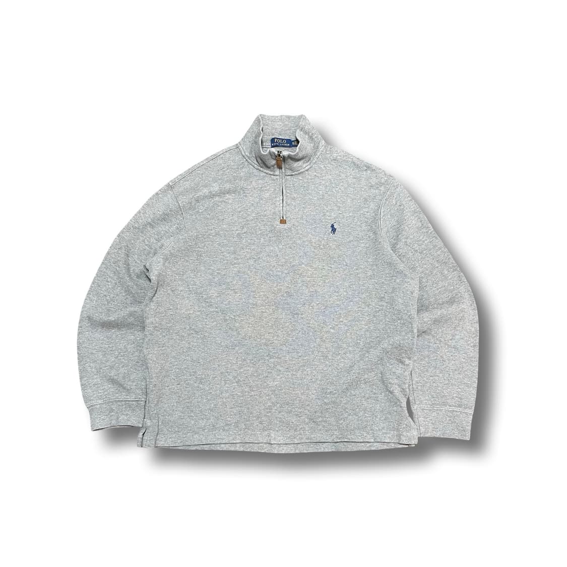 [XL] 폴로 랄프로렌 빈티지 하프집업 회색 상품이미지1