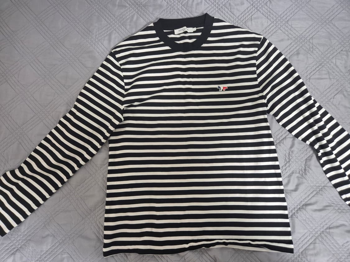 메종키츠네  스트라이프 상품이미지1