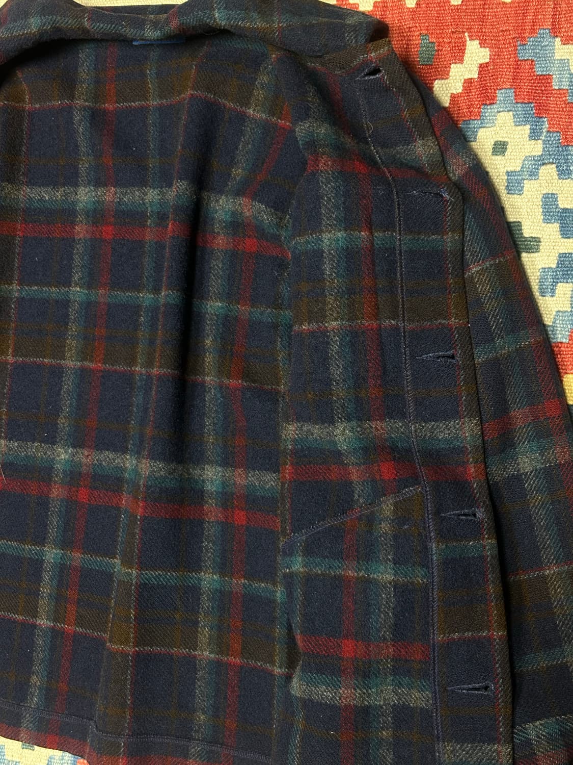 60s 펜들턴 울 체크 자켓 상품이미지5