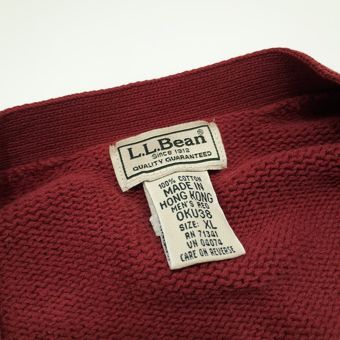 CN814 XL 엘엘빈 테라코타 긴팔 니트 스웨터 가디건 상품이미지4