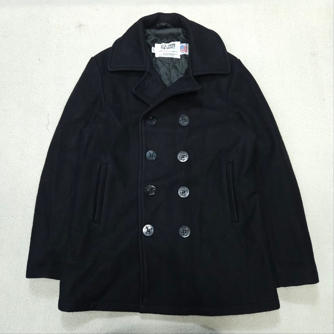 쇼트 740n 피코트 38 블랙 상품이미지2