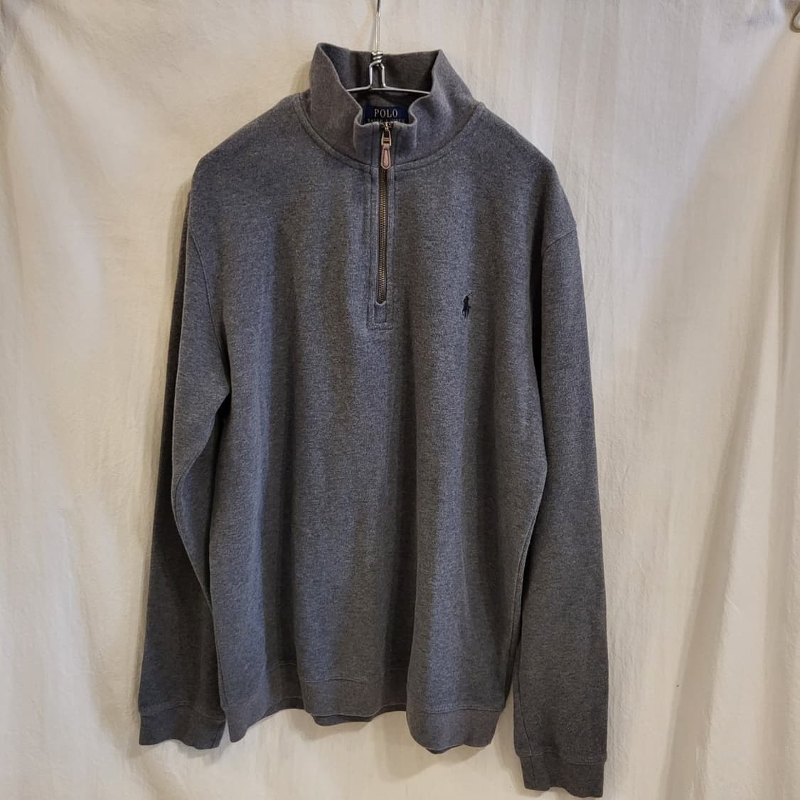 폴로 랄프로렌 하프집업 맨투맨 티셔츠 큐알인증 상품이미지1