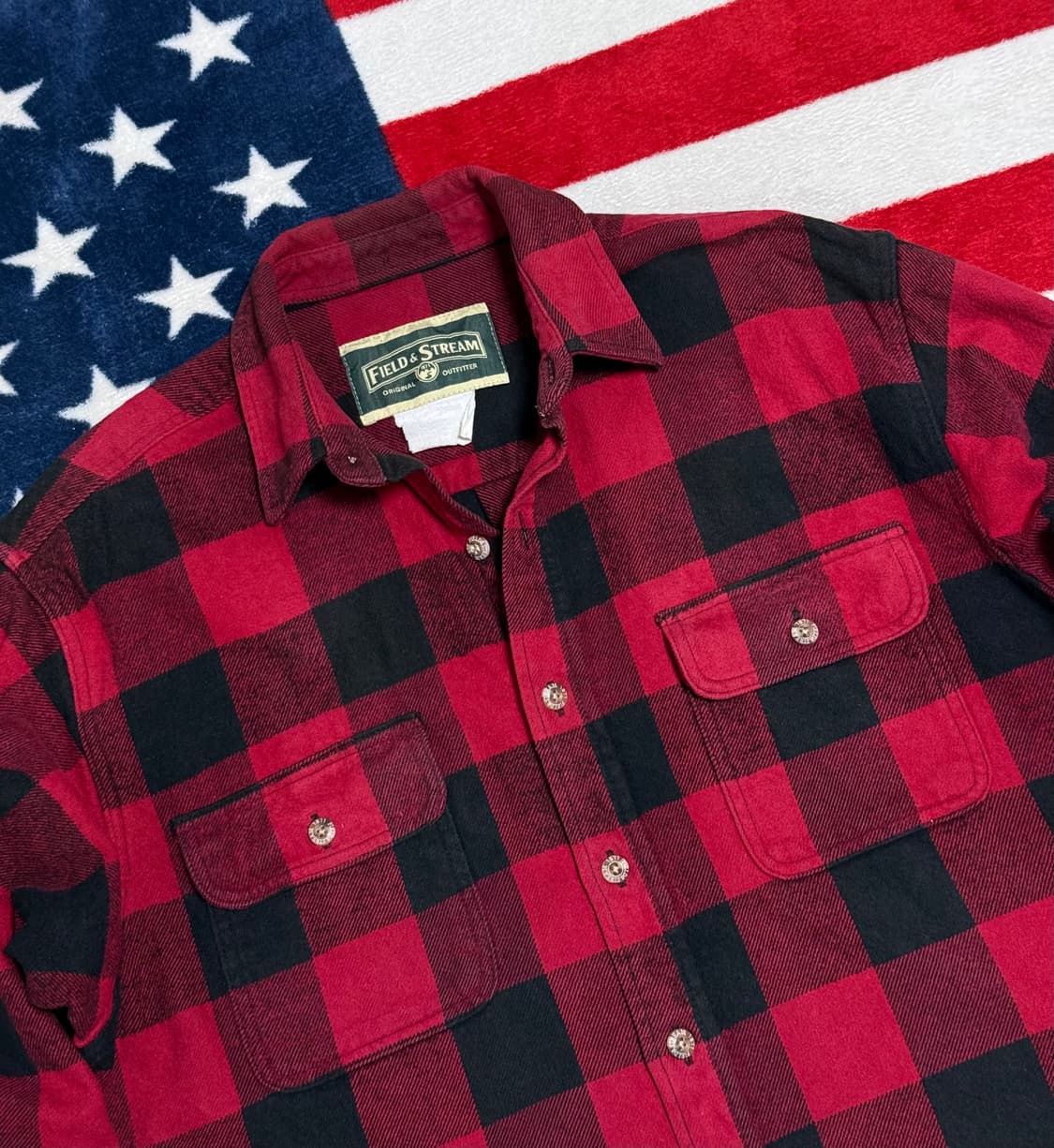 필드앤스트림 버팔로체크플란넬셔츠 buffalo flannel shirts 상품이미지5