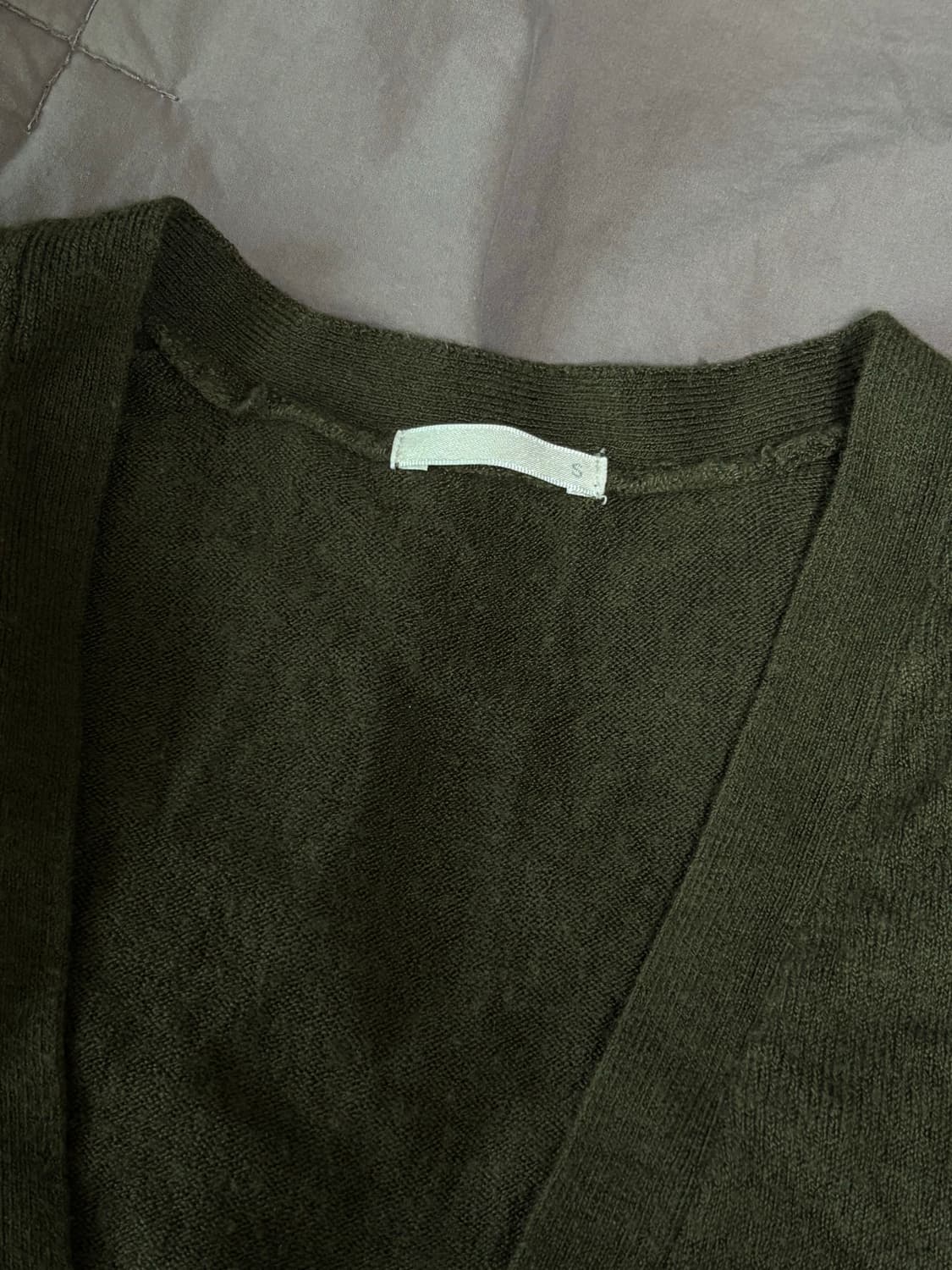 japanese vintage 빈티지 가디건 카키 상품이미지2