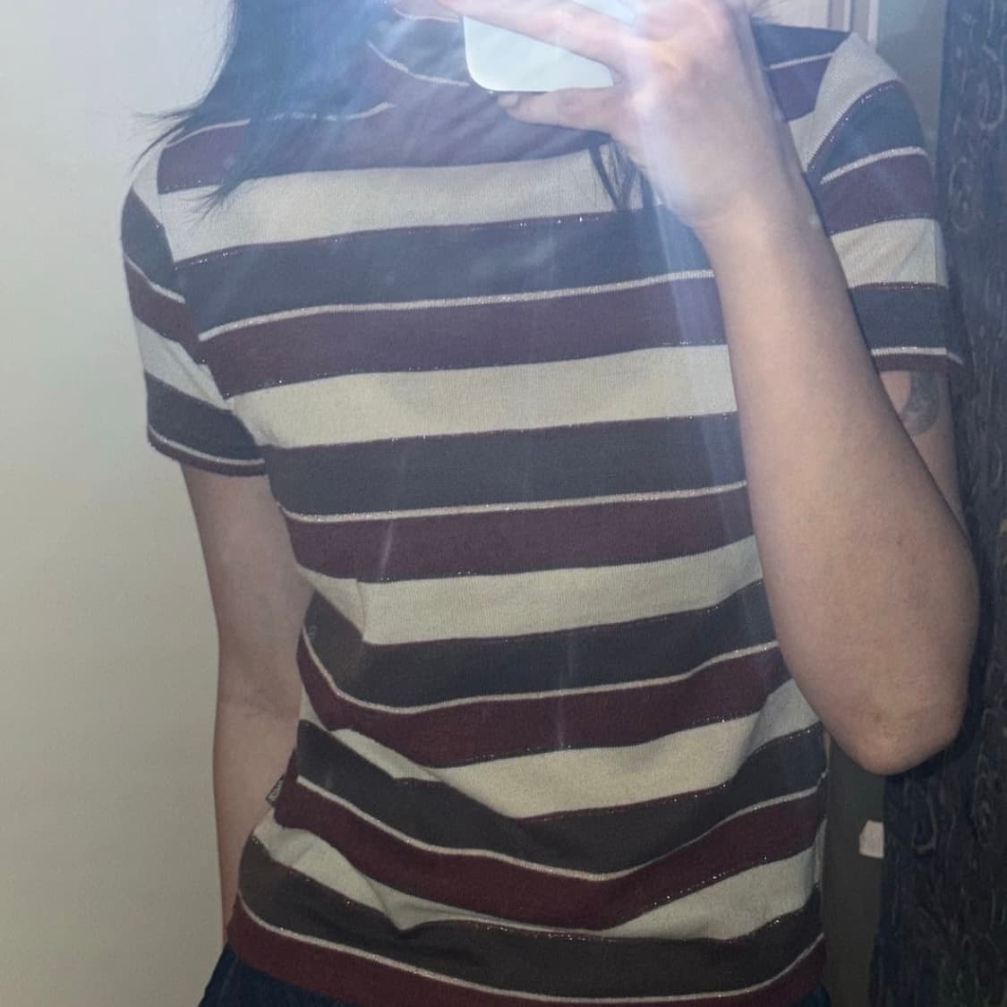 Ysb 오리엔탈 에스닉 스트라이프 티 상품이미지1